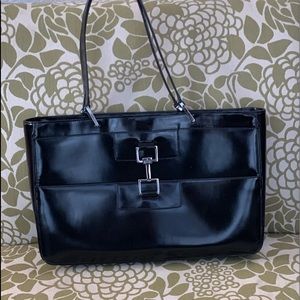 Authentic Gucci Tote Purse Bag Black